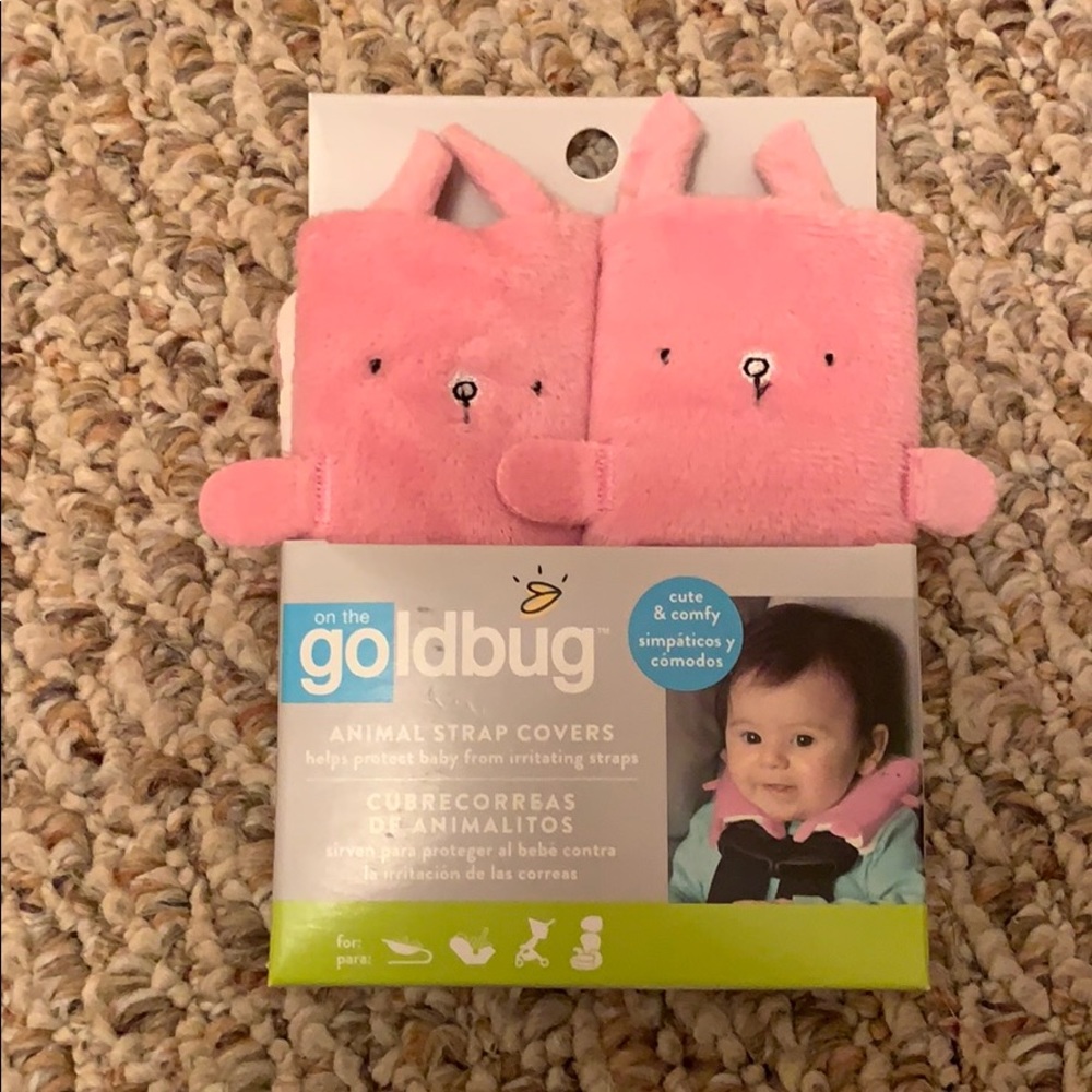 Car seat strap covers